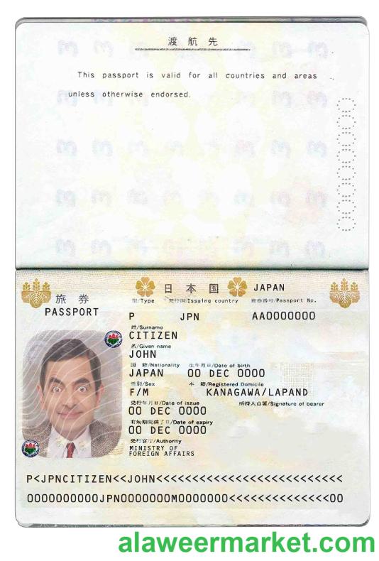 Japan passport